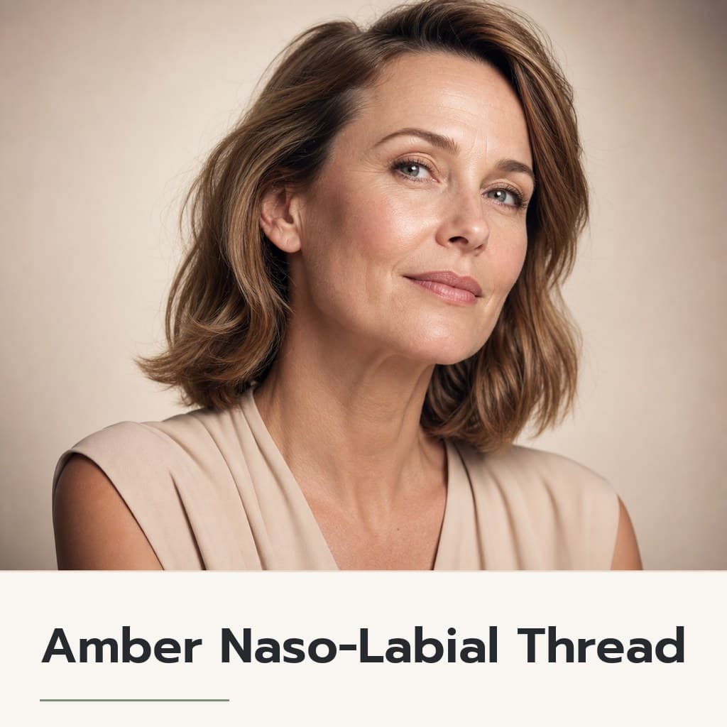 Amber Naso-Labial Thread
