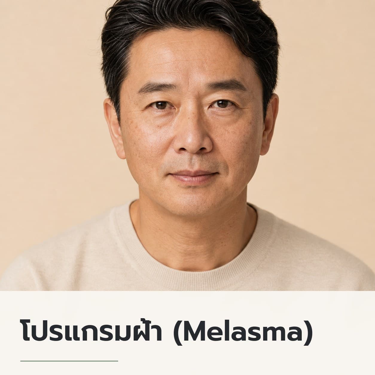 โปรแกรมฝ้า (Melasma)