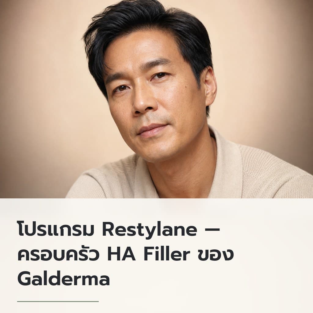 โปรแกรม Restylane — ครอบครัว HA Filler ของ Galderma
