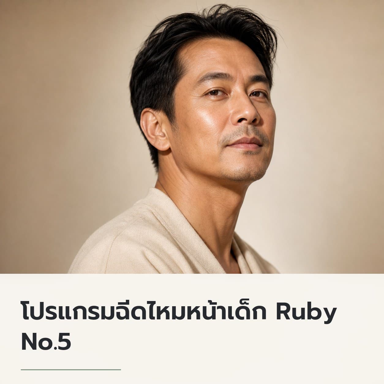 โปรแกรมฉีดไหมหน้าเด็ก Ruby No.5