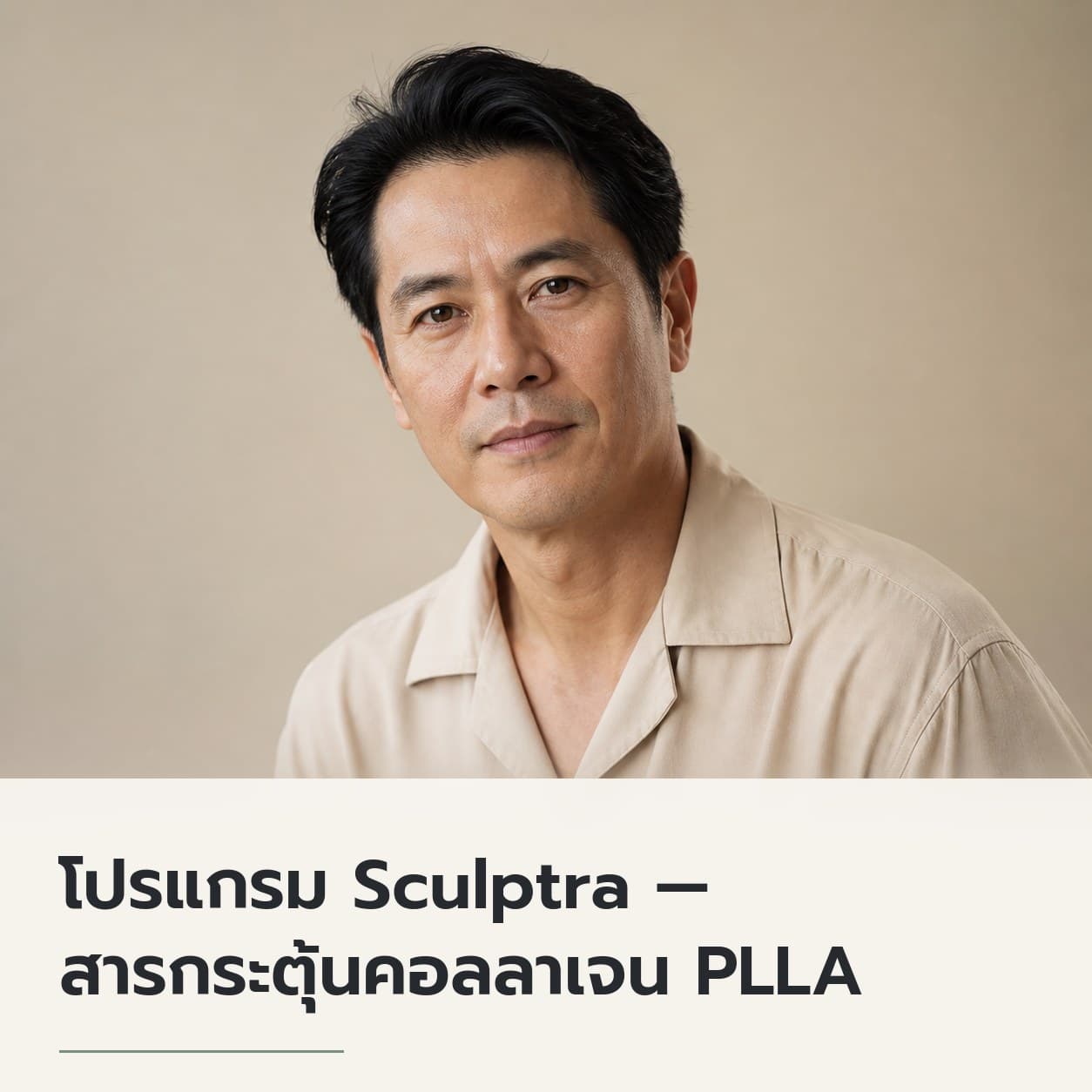โปรแกรม Sculptra — สารกระตุ้นคอลลาเจน PLLA