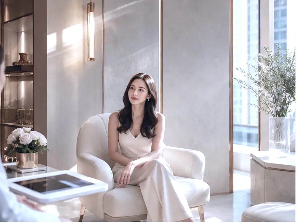 Consultation lounge at Waleerat Clinic Bangkok